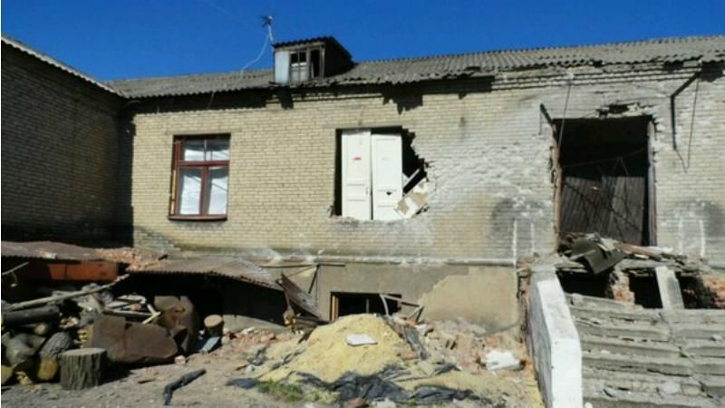 Боевики превратили школу в руины
