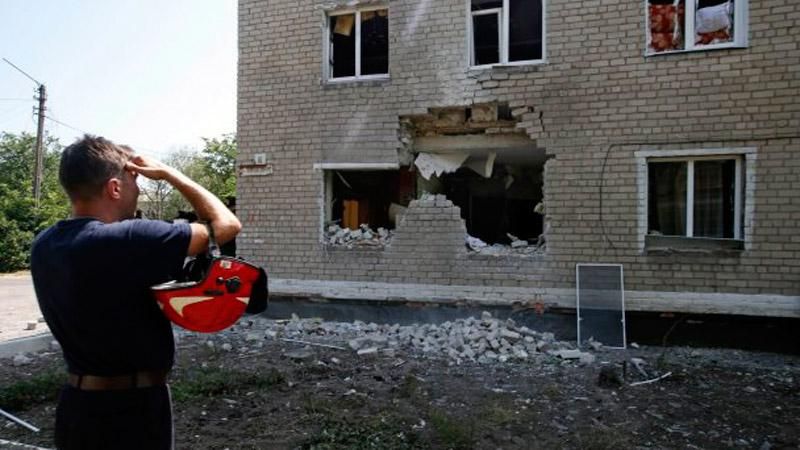 Террористы снова атакуют Марьинку Террористы снова атакуют Марьинку