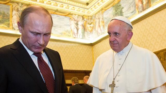 Папа Римський натякнув Путіну, що він нещирий