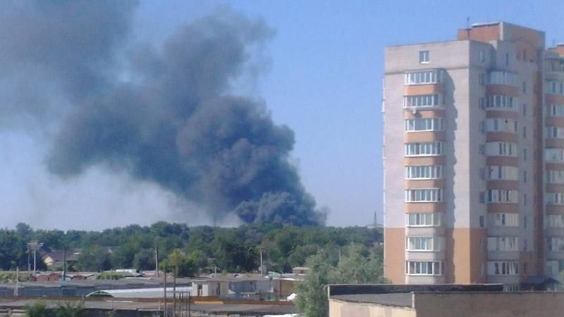 Под Киевом вспыхнул новый масштабный пожар Под Киевом вспыхнул новый масштабный пожар