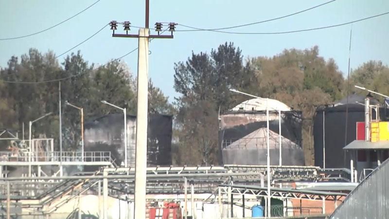 Что осталось от нефтебазы после пожара Что осталось от нефтебазы после пожара