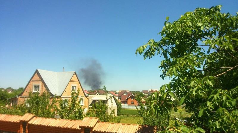 На нефтебазе под Васильковым возобновился пожар На нефтебазе под Васильковым возобновился пожар