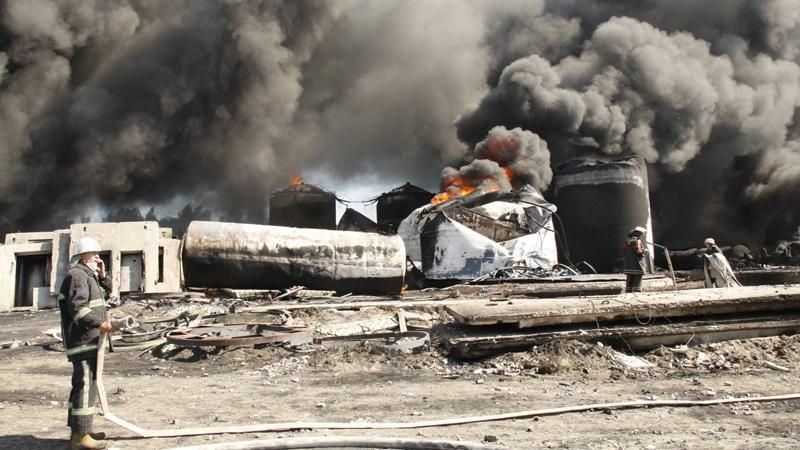 На нафтобазі під Києвом все спокійно і нічого не горить, — ДСНС На нафтобазі під Києвом все спокійно і нічого не горить, — ДСНС