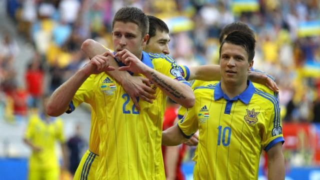 Україна увірвалась у десятку найкращих футбольних збірних Європи