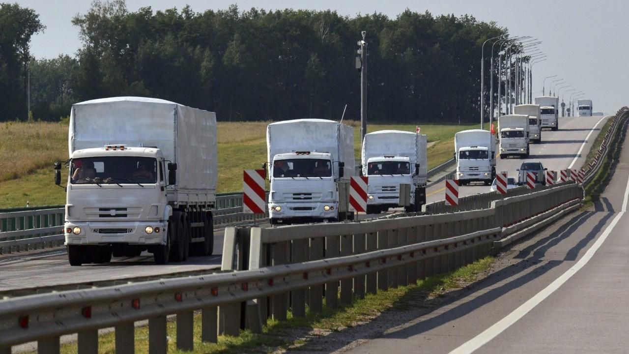 "Юбилейный" российский "гумконвой" уже прибыл к границе с Украиной "Юбилейный" российский "гумконвой" уже прибыл к границе с Украиной