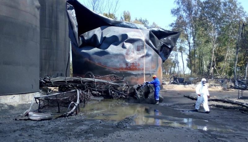 На нафтобазі під Васильковом сталась аварія — прорвало трубопровід 