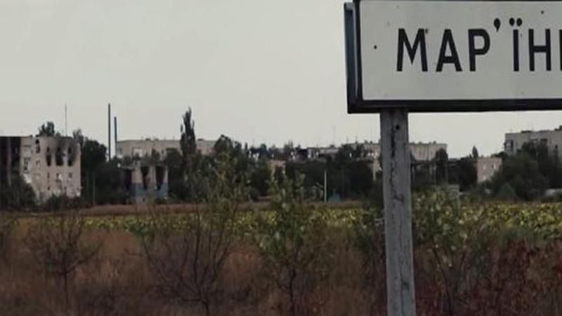 На український блокпост "Мар'їнка" напало 40 бойовиків На український блокпост "Мар'їнка" напало 40 бойовиків