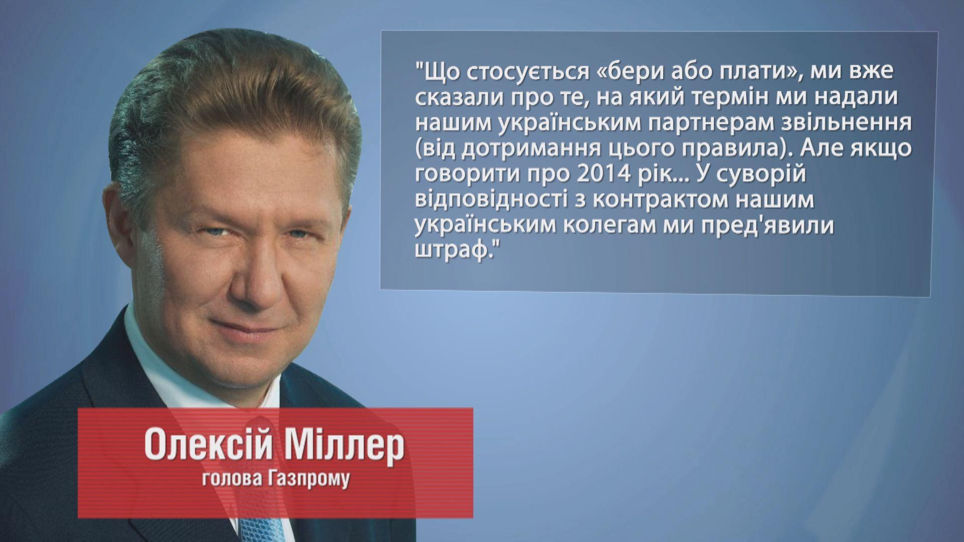 Газпром хочет оштрафовать Нафтогаз