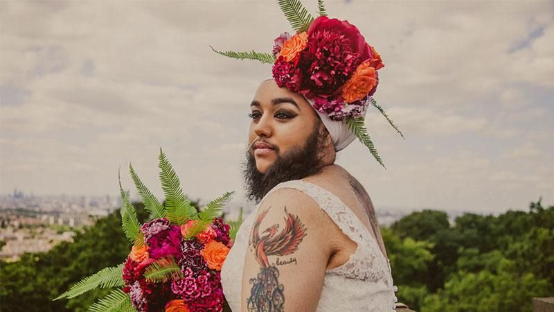 В сети появились фото бородатой невесты В сети появились фото бородатой невесты