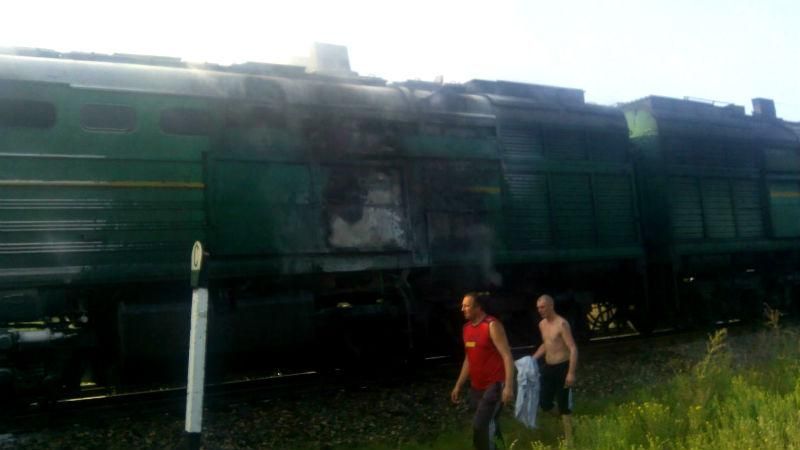 В дороге загорелся пассажирский поезд "Николаев-Львов"