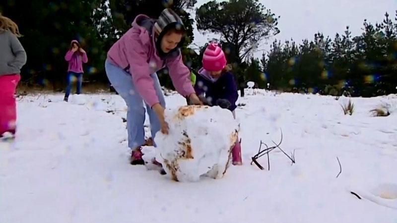 В Австралії несподівано випав сніг