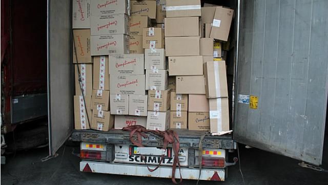 Міліція вилучала рекордну контрабанду сигарет на півтора мільйона євро Міліція вилучала рекордну контрабанду сигарет на півтора мільйона євро