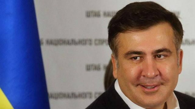 Саакашвили в Чернигове обозвал нардепа "накачанным ублюдком"