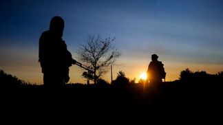 Фото дня: отважные бойцы защищают Украину