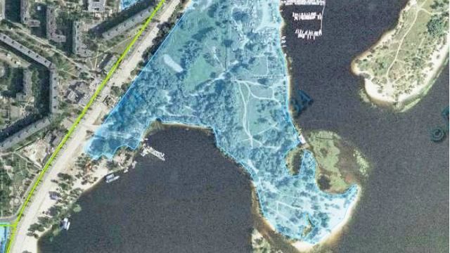 Экс-регионал отсудил большую территорию возле Днепра Экс-регионал отсудил большую территорию возле Днепра