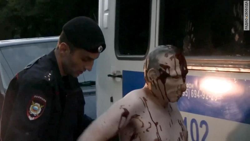 Московский "Марш ватников" увенчался задержаниями Московский "Марш ватников" увенчался задержаниями