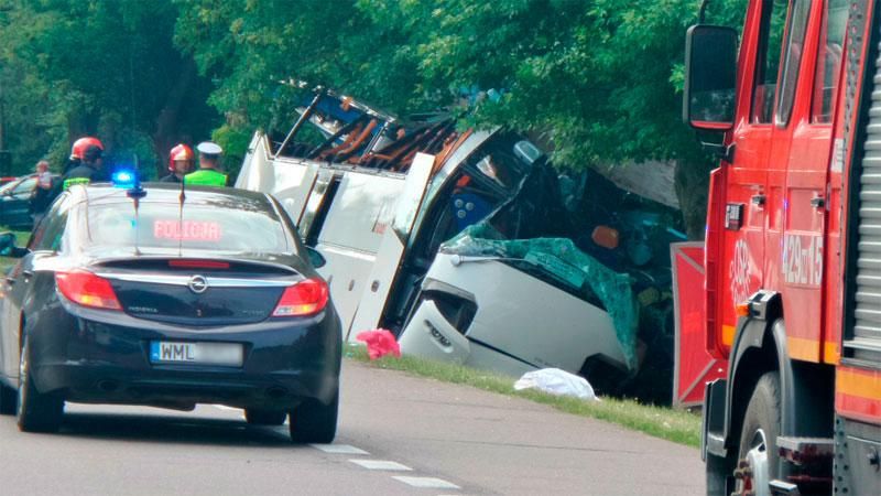 В Польше назвали предварительную причину ДТП с украинцами В Польше назвали предварительную причину ДТП с украинцами