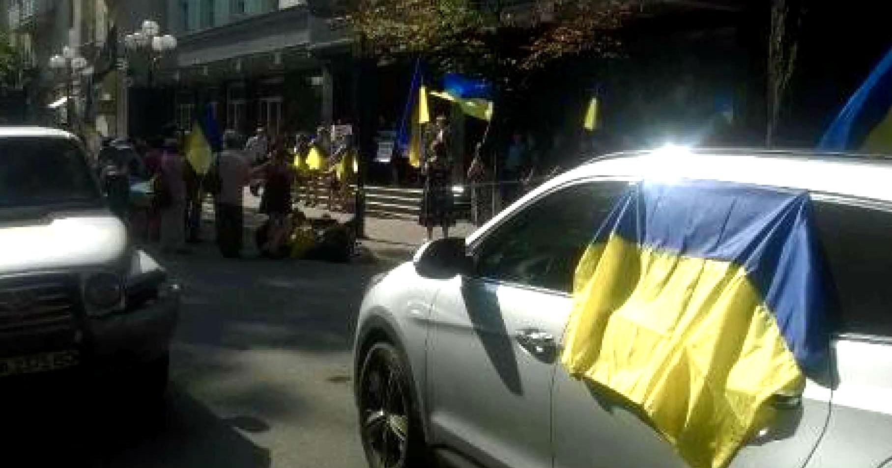 Возле ГПУ протестуют против Шокина Возле ГПУ протестуют против Шокина