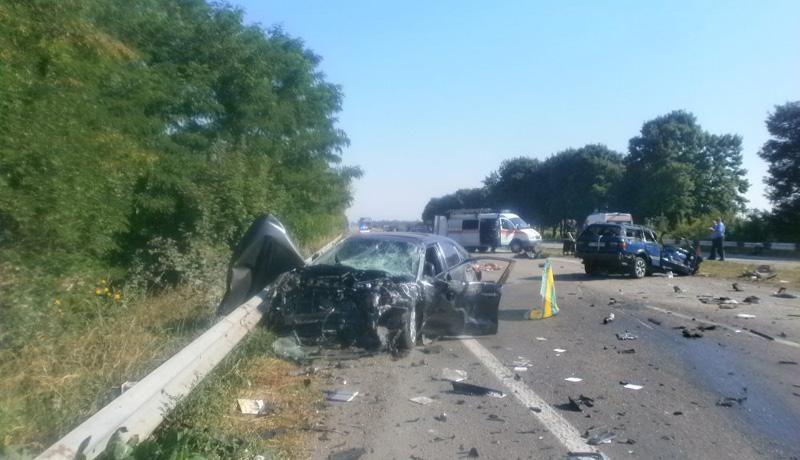 Тройная авария произошла на трассе Киев-Одесса