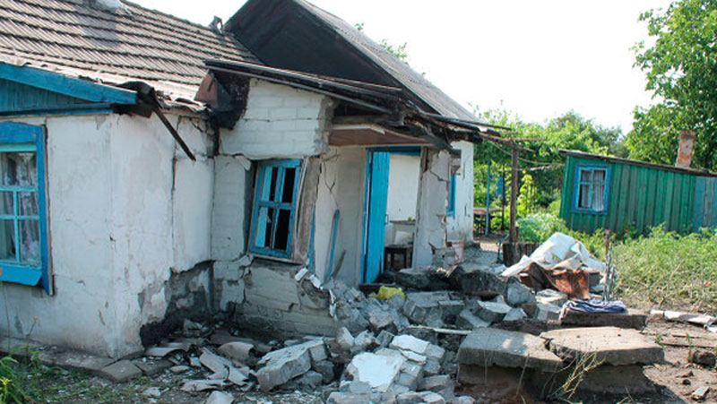 Появилось видео страшного обстрела Горловки