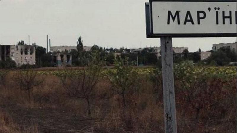 Мар'їнка потрапила під мінометний обстріл бойовиків