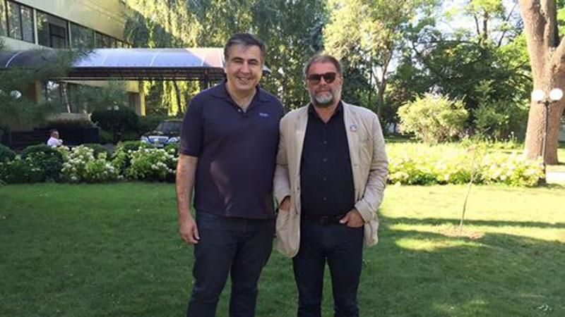 Саакашвили "затусил" с российским рок-музыкантом