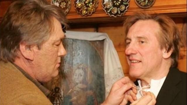 Ющенко рассказал, как разочаровался в Депардье Ющенко рассказал, как разочаровался в Депардье