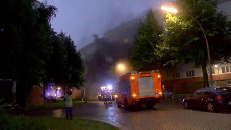 В Гамбурге пылало бывшее бомбоубежище: пострадали 30 человек