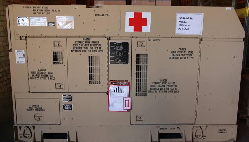 Українські десантники отримали від США польовий шпиталь Українські десантники отримали від США польовий шпиталь