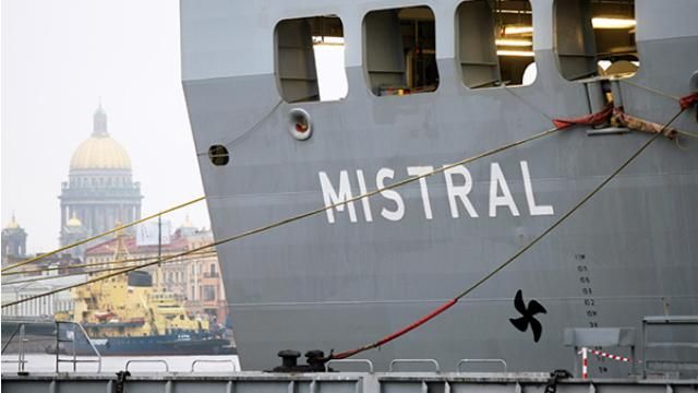 Франція розрахувалася з Путіним за "Містралі" Франція розрахувалася з Путіним за "Містралі"