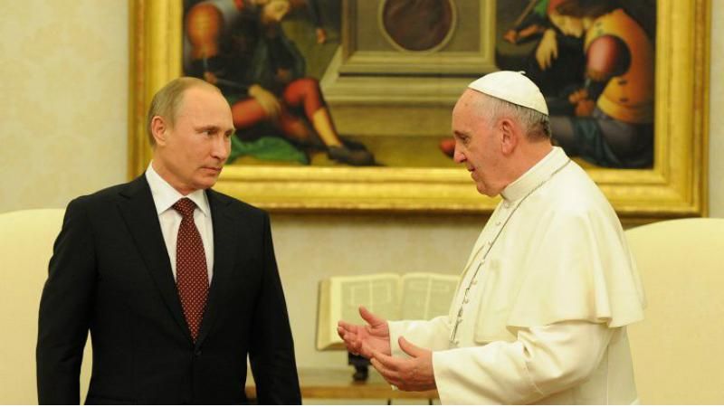 Папа Римский намекнул, что Путину пора отказаться от ядерного оружия