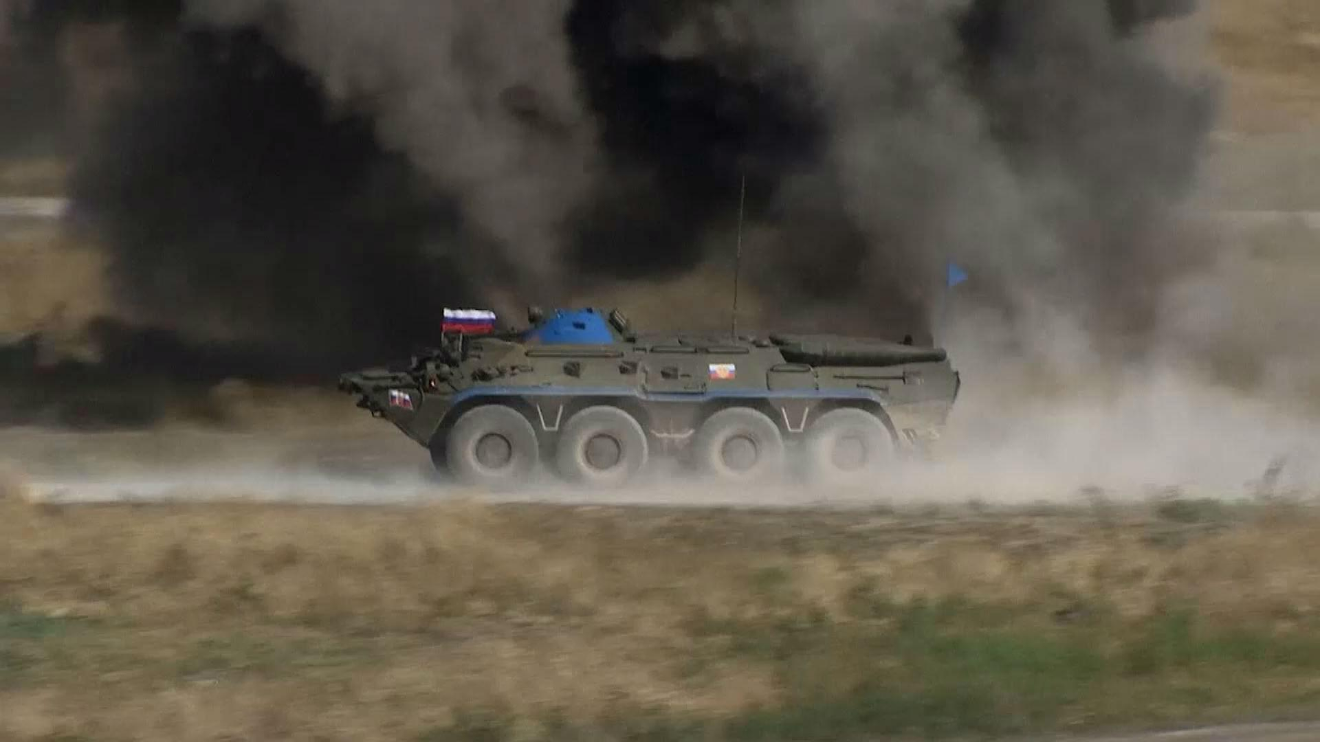 В России на границе с Украиной прошли Армейские игры