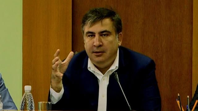 Саакашвили снова едва не сорвался