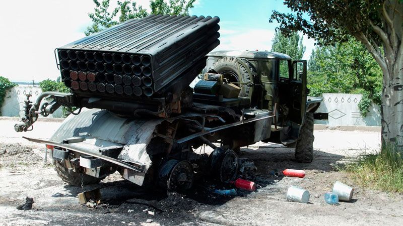 Терористи стріляють новітніми російськими снарядами: фотофакт