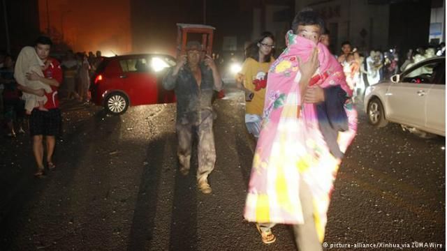 Новые разрушительные взрывы прозвучали в Китае Новые разрушительные взрывы прозвучали в Китае