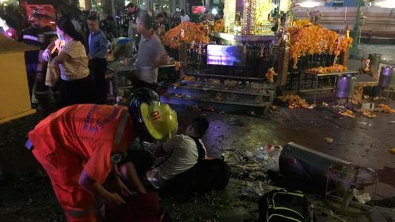 Взрыв в столице Таиланда: есть жертвы