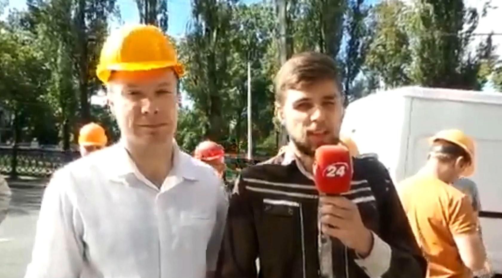 Будівельники влаштували пікет у Києві