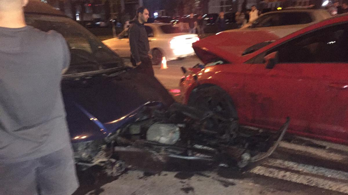 Массовое ДТП в Киеве: есть пострадавшие