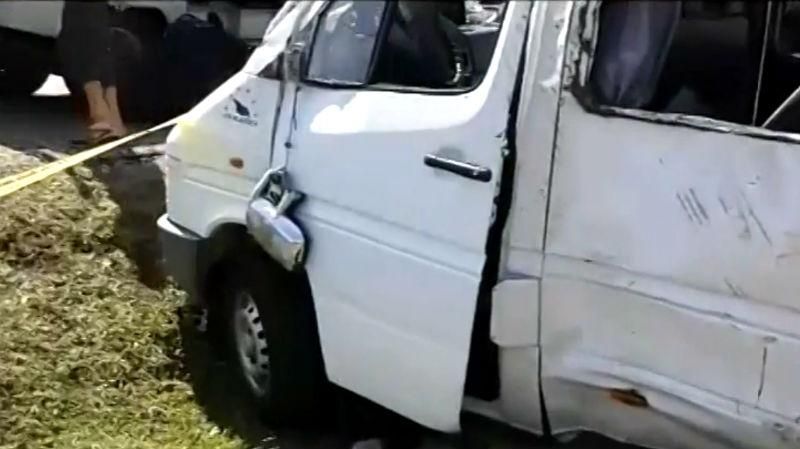 Автобус с украинцами разбился в Грузии