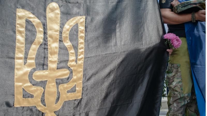 В Киеве освятили боевые флаги "Легиона Свободы"
