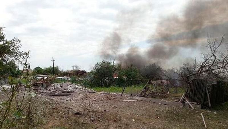 Террористы в зоне АТО использовали тактику "выжженной земли" Террористы в зоне АТО использовали тактику "выжженной земли"