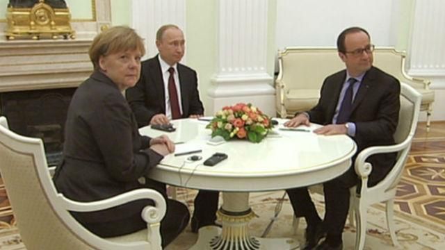 Що означають переговори Путіна, Меркель і Олланда про Україну, без України