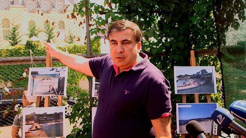 Саакашвили открыл "замок" Кивалова для всех желающих