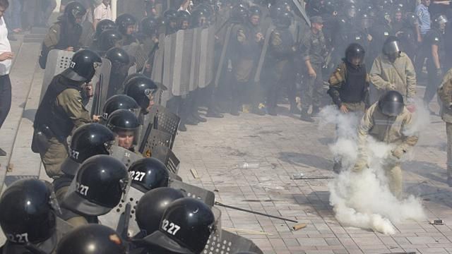 В Нацгвардії розповіли, чим поранили правоохоронців під Радою В Нацгвардії розповіли, чим поранили правоохоронців під Радою
