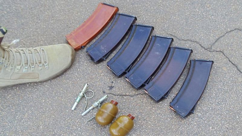 У Счастье поймали дезертира с гранатами У Счастье поймали дезертира с гранатами