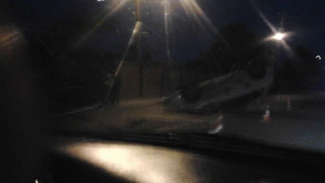 Странное ДТП: авто полиции приземлилось на капот Странное ДТП: авто полиции приземлилось на капот