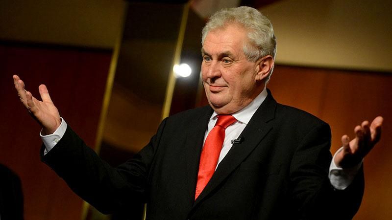 Пророссийский президент Чехии проникся войной в Украине Пророссийский президент Чехии проникся войной в Украине