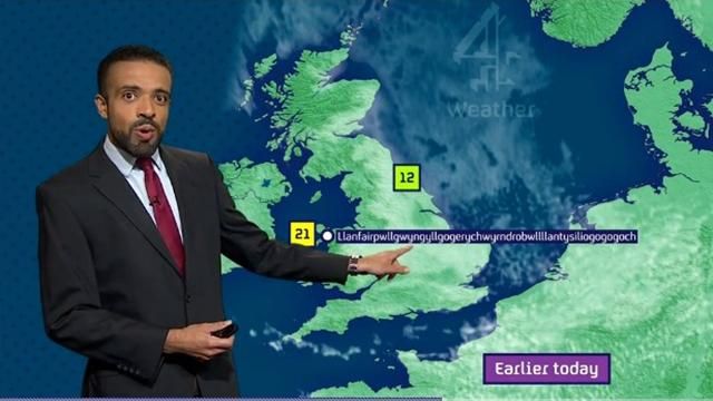 Ведущий прогноза погоды произнес слово из 58 букв без остановки Ведущий прогноза погоды произнес слово из 58 букв без остановки