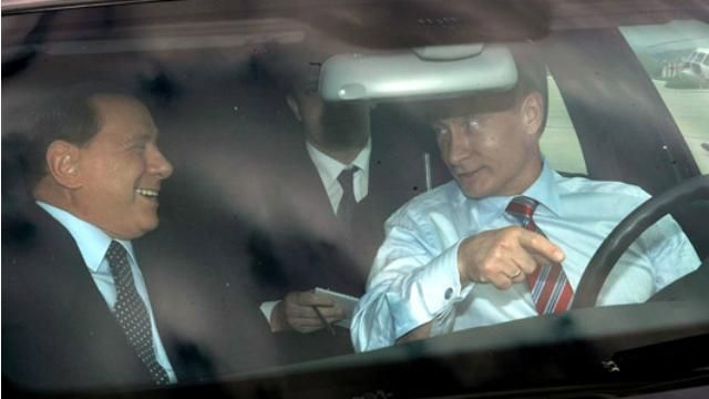 Путін і Берлусконі зустрілися у Криму 