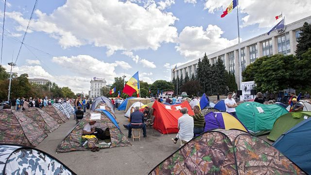 В Кишиневе протестующие вышли на улицы с новыми требованиями